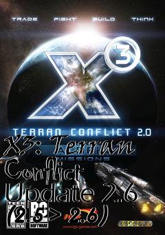 Box art for X3: Terran Conflict Update 2.6 (2.5 > 2.6)