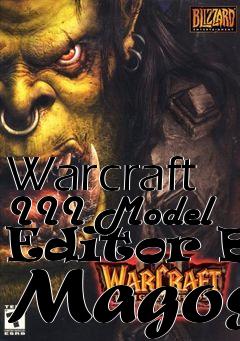 Box art for Warcraft III Model Editor By Magos