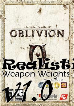 Box art for Realistic Weapon Weights v1.0