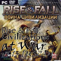 Box art for Rise & Fall: Civilizations at War - v1.13 [USCD]