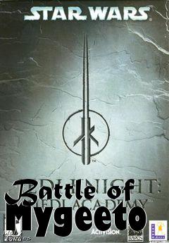 Box art for Battle of Mygeeto