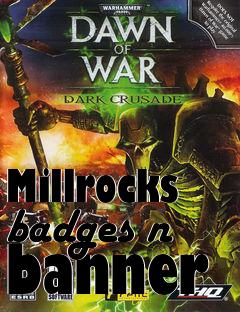 Box art for Millrocks badges n banner