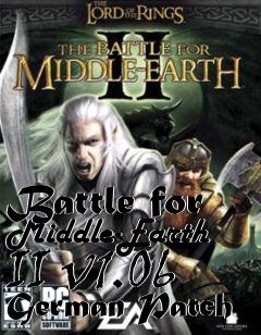 Box art for Battle for Middle-Earth II v1.06 German Patch