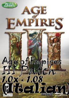 Box art for Age of Empires III Patch 1.0x - 1.08 (Italian)