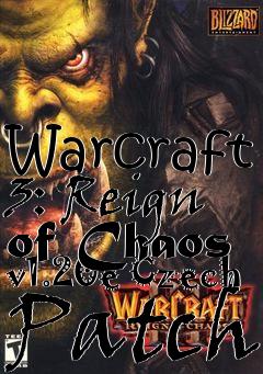 Box art for Warcraft 3: Reign of Chaos v1.20e Czech Patch