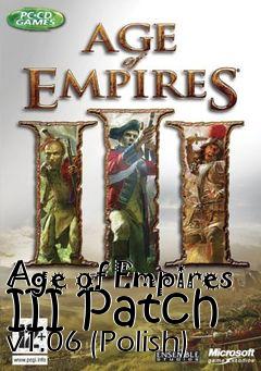 Box art for Age of Empires III Patch v1.06 (Polish)