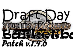 Box art for Draft Day Sports: Pro Basketball Patch v.1.4.6