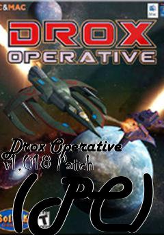 Box art for Drox Operative v1.018 Patch (PC)