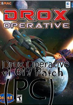 Box art for Drox Operative v1.017 Patch (PC)