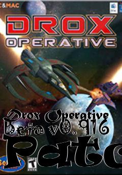 Box art for Drox Operative Beta v0.916 Patch