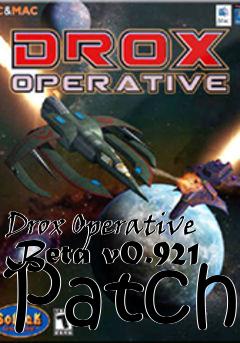 Box art for Drox Operative Beta v0.921 Patch