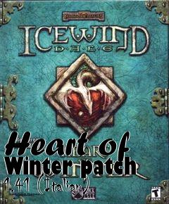 Box art for Heart of Winter patch 1.41 (Italian)