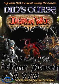 Box art for Dins Curse Mac Patch v. 0.910