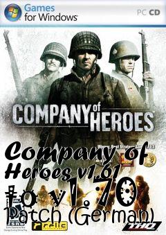 Box art for Company of Heroes v1.61 to v1.70 Patch (German)