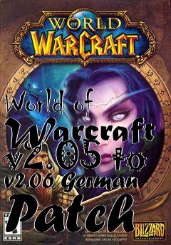 Box art for World of Warcraft v2.05 to v2.06 German Patch