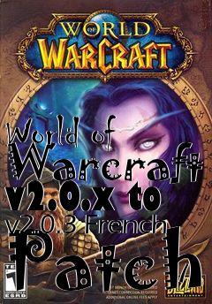 Box art for World of Warcraft v2.0.x to v2.0.3 French Patch