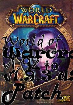 Box art for World of Warcraft v1.92 to v1.9.3 US Patch