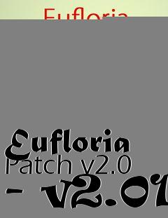 Box art for Eufloria Patch v2.0 - v2.01