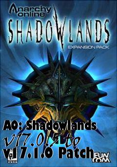 Box art for AO: Shadowlands v17.0.5 to v17.1.0 Patch