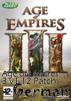 Box art for Age of Empires 3 v1.12 Patch - German