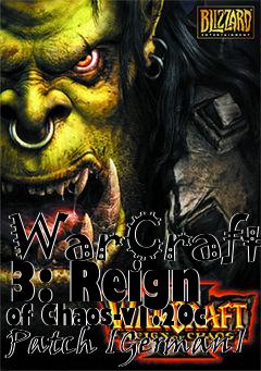 Box art for WarCraft 3: Reign of Chaos-v1.20c Patch [German]