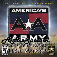 Box art for AA: Special Forces (Downrange) Patch Windows