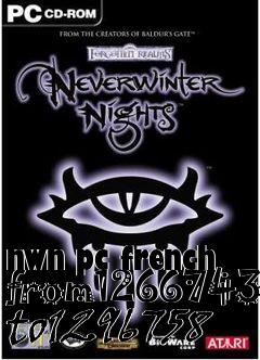 Box art for nwn pc french from1266743 to1296758