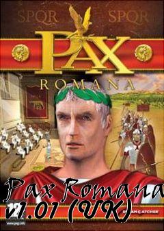 Box art for Pax Romana v1.01 (UK)