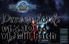 Box art for Dreamlords v1.3.10 to v1.3.11 Patch