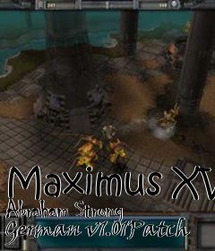 Box art for Maximus XV Abraham Strong German v1.01Patch