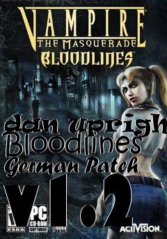 Box art for dan uprights Bloodlines German Patch v1.2