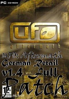 Box art for UFO: Aftermath German Retail v1.4 Full Patch