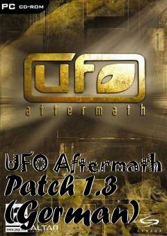 Box art for UFO Aftermath Patch 1.3 (German)