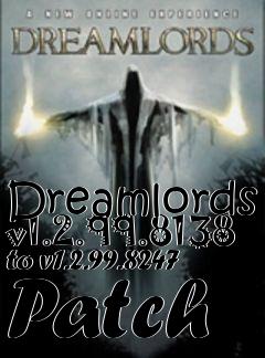 Box art for Dreamlords v1.2.99.8138 to v1.2.99.8247 Patch