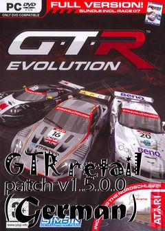 Box art for GTR retail patch v1.5.0.0 (German)