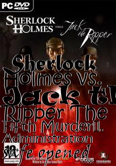 Box art for Sherlock Holmes vs. Jack the Ripper