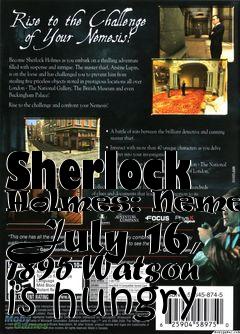 Box art for Sherlock Holmes: Nemesis
