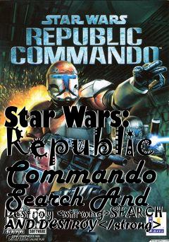 Box art for Star Wars: Republic Commando