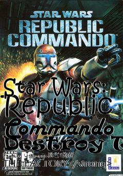 Box art for Star Wars: Republic Commando