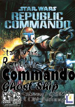 Box art for Star Wars: Republic Commando