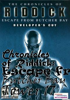 Box art for Chronicles of Riddick: Escape from Butcher Bay