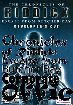 Box art for Chronicles of Riddick: Escape from Butcher Bay