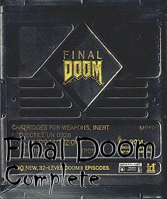 Box art for Final Doom