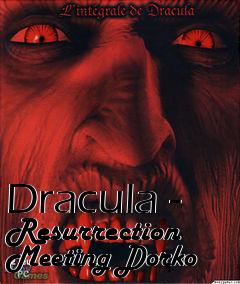 Box art for Dracula - Resurrection