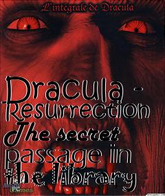 Box art for Dracula - Resurrection