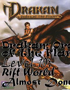 Box art for Drakan: Order of the Flame