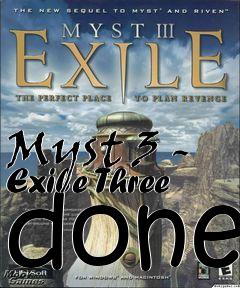 Box art for Myst 3 - Exile