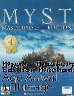 Box art for Myst - Masterpiece Edition