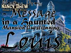 Box art for Nancy Drew - Message in a Haunted Mansion