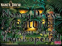 Box art for Nancy Drew: Creature of Kapu Cave